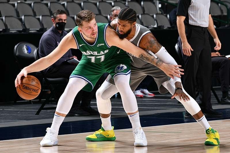 NBA常规赛独行侠大胜快船，东契奇42+6+9