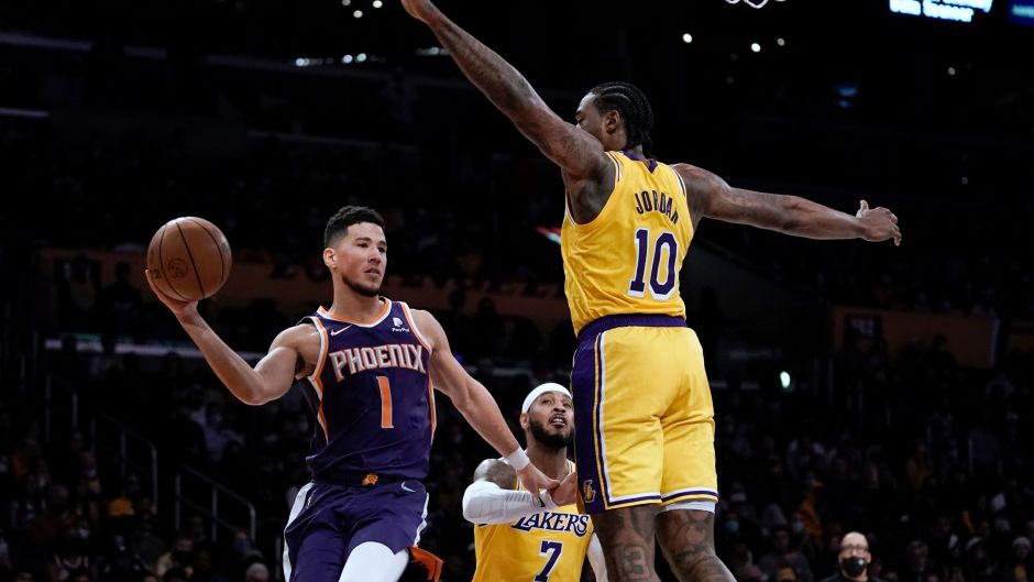 2021-2022赛季NBA常规赛，太阳108-90湖人图片合集。