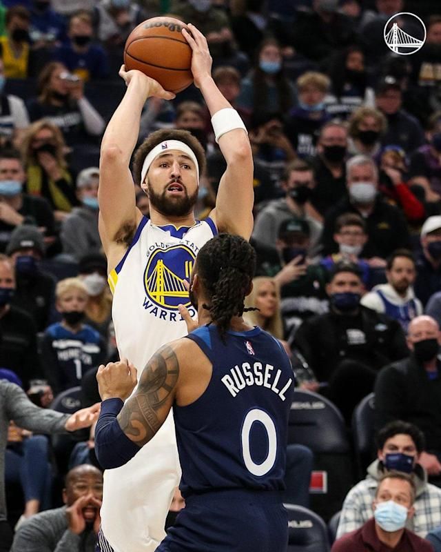 2021-2022赛季NBA常规赛，勇士99-119森林狼图片合集。