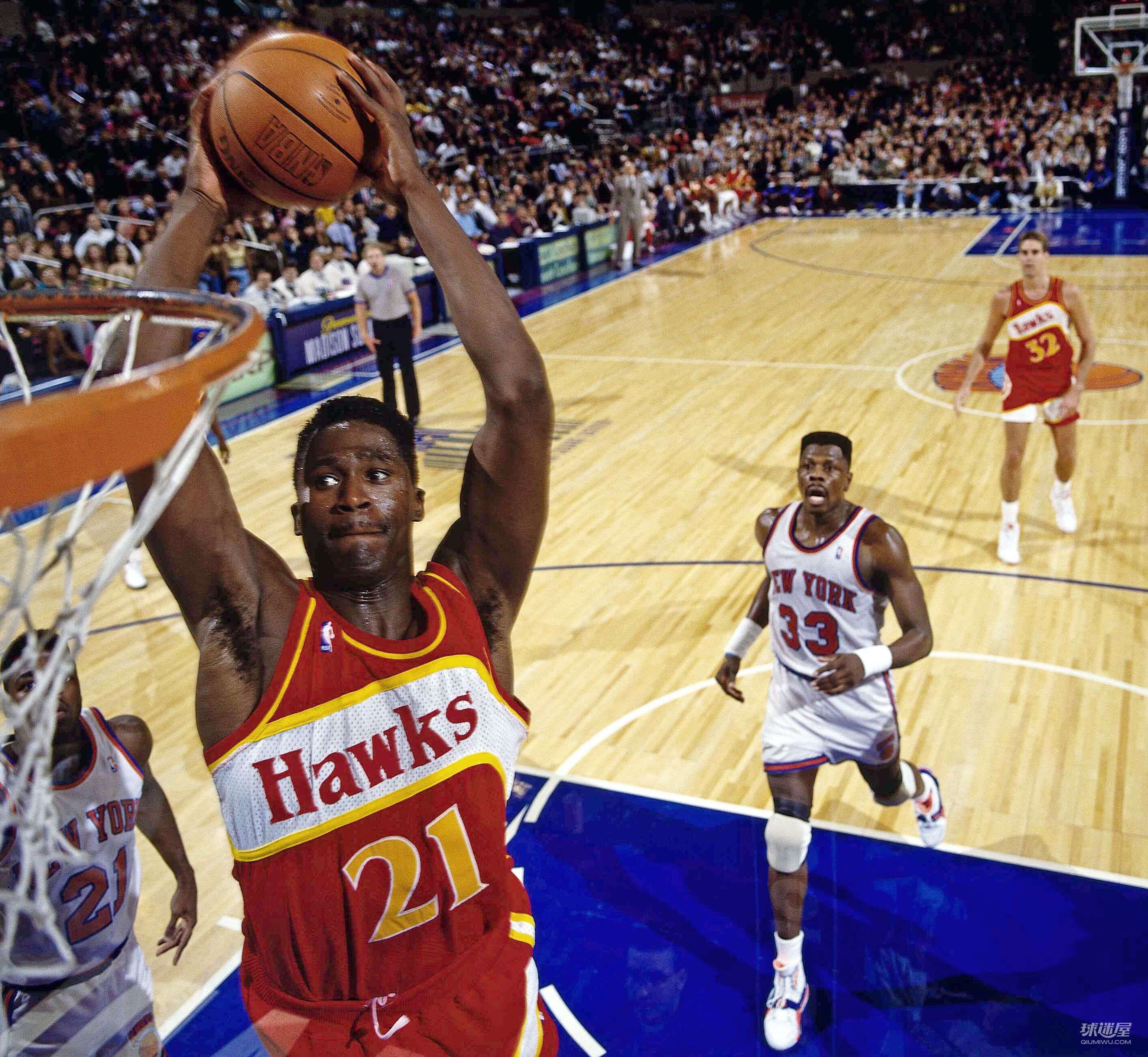 人类电影精华，飞天遁地的扣篮“怪物”威尔金斯高清电脑壁纸