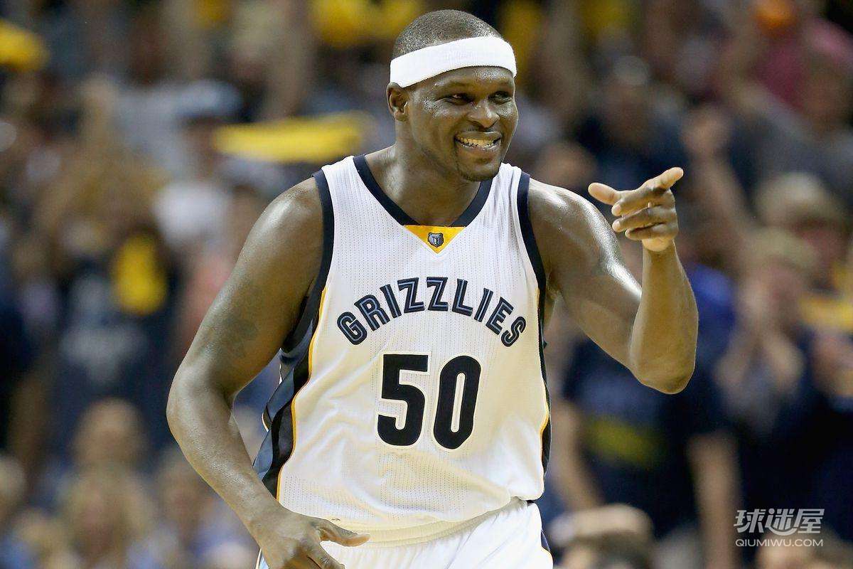 篮球场上很难对付的“蓝胖子”扎克兰多夫高清电脑壁纸