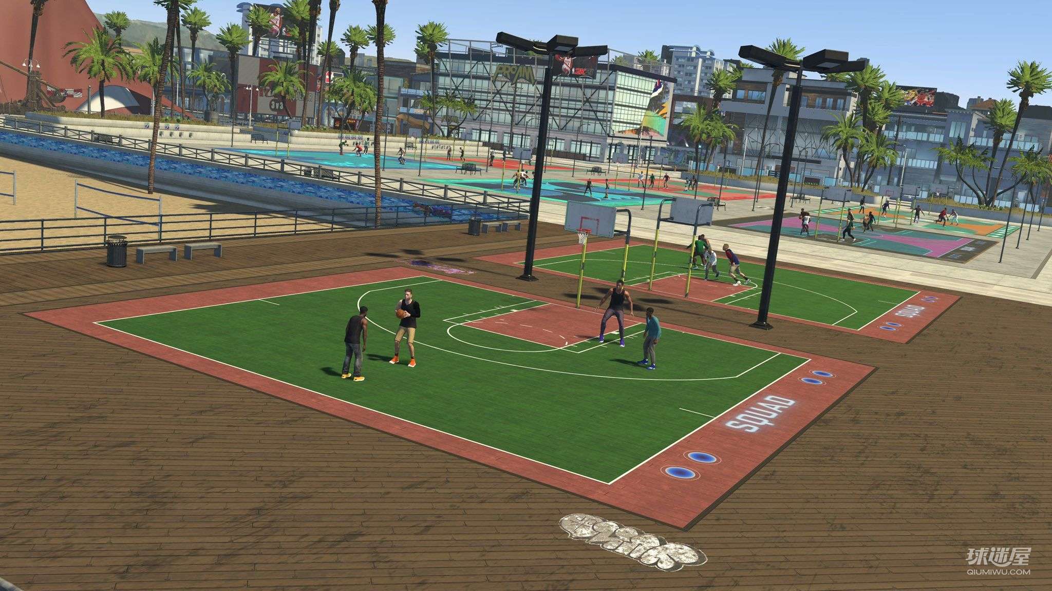 游戏中的球场当电脑壁纸也是不错的吧