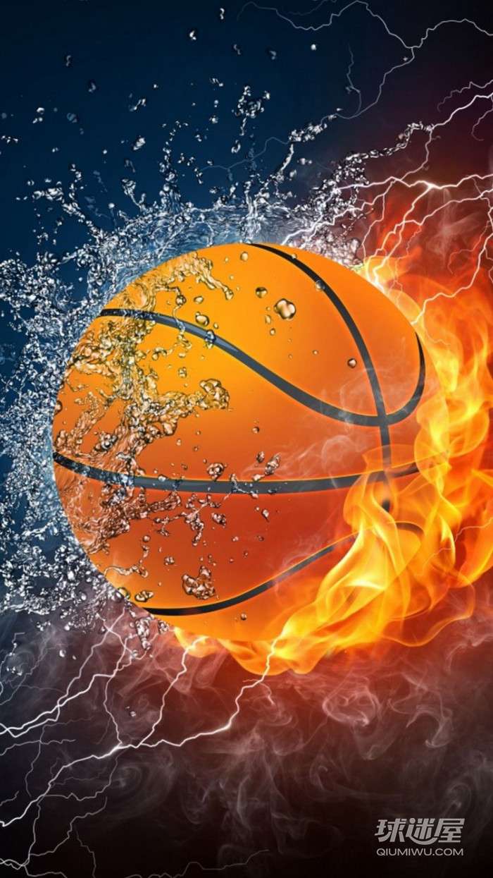 篮球的魅力，球场上的篮球超清手机壁纸