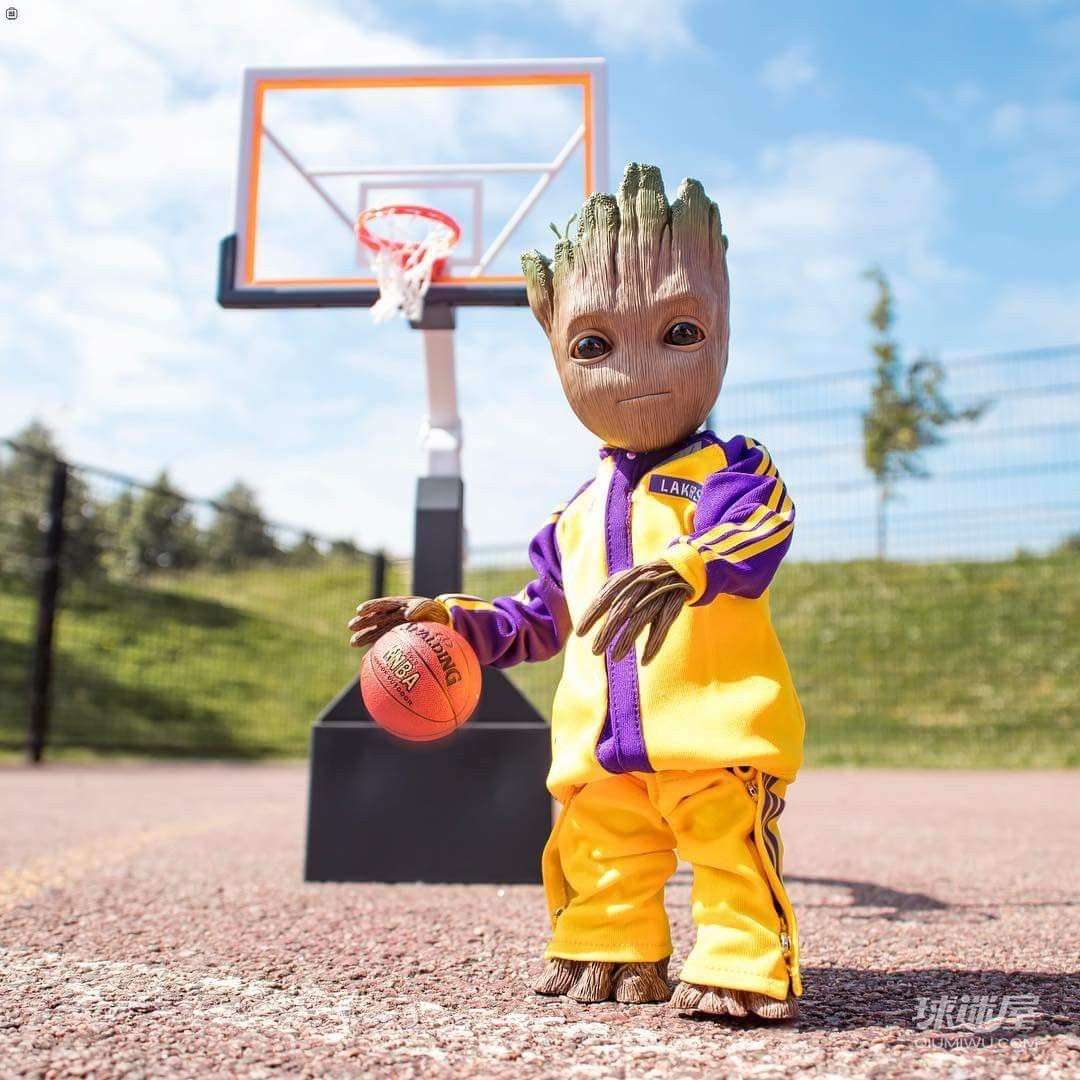 属于格鲁特的“NBA”超清手机壁纸