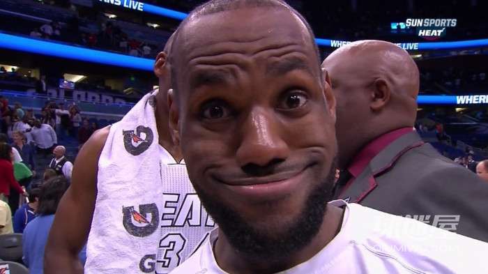 搞怪詹姆斯高清电脑壁纸