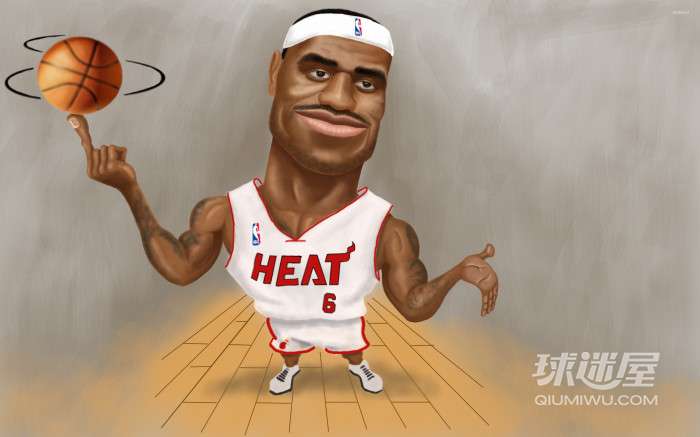 搞怪詹姆斯高清电脑壁纸