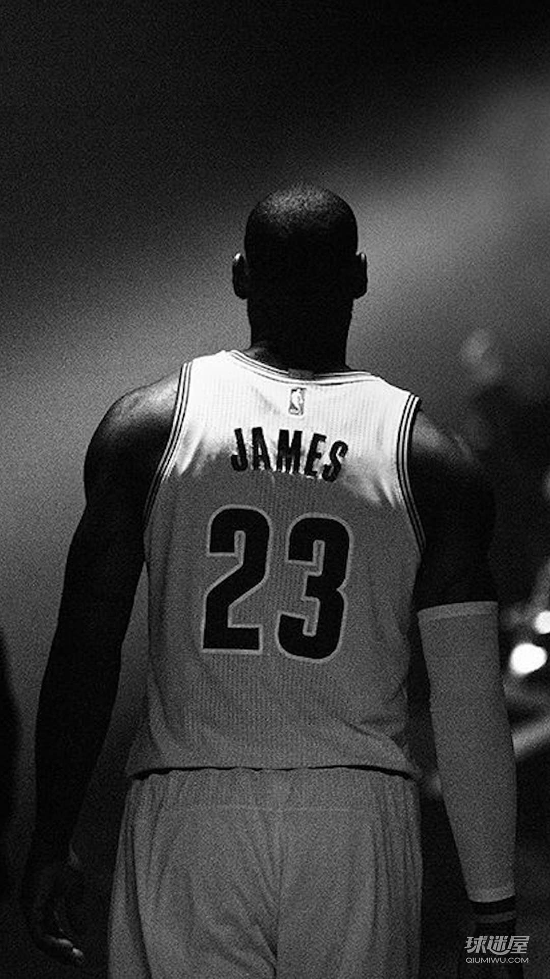 詹姆斯黑白超清手机壁纸