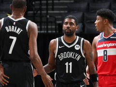 NBA季前赛：KD、欧文合砍33分，助篮网拿下奇才！