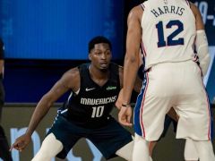 76人以108vs101战胜魔术，托拜亚斯-哈里斯联手恩比德合砍46分