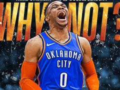 马刺VS雷霆：威少获得赛季第13次三双，生涯第117次