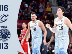 骑士VS奇才：奥斯曼砍26+5+7+2+1，新星演绎致命抢断