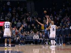 森林狼VS灰熊：唐斯抢下前场篮板翻身后仰压哨绝杀