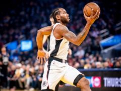 NBA常规赛快船vs勇士，首节结束快船领先勇士10分