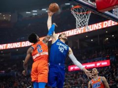 亚历山大32+3，保罗12+7，雷霆主场118-112逆转快船