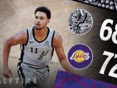 勒布朗35+8+11末节遭翻盘，马刺8人上双逆转湖人