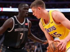 ​活塞VS湖人：詹姆斯休战库兹马12+10+6，活塞轻取湖人