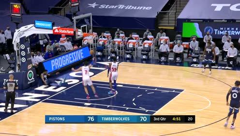 【NBA集锦】拉塞尔绝妙断球 比斯利假扣真上强行致敬乔丹