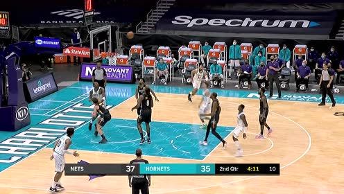 【NBA集锦】果然联盟第一进攻火力 杜兰特中投2连击哈里斯反击三分