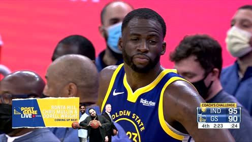 【NBA录像回放 国语】步行者vs勇士第4节中文解说回放