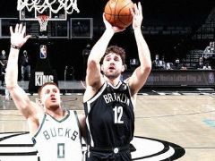 NBA常规赛：首节打完，雄鹿以35-28领先篮网！