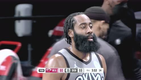 【NBA录像回放 国语】热火vs篮网第4节 中文解说回放