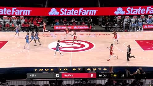 【NBA集锦】杜兰特急停跳投不中 小乔丹单臂补扣清脆利落