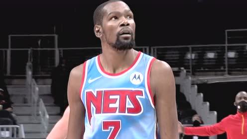 【NBA录像回放 国语】篮网vs老鹰第3节 中文解说回放