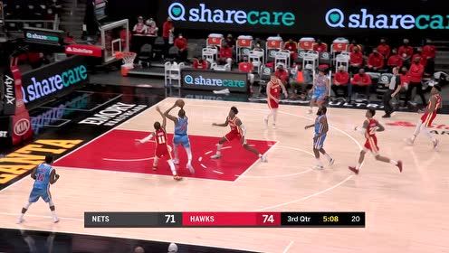 【NBA集锦】杜兰特大鹏展翅欧洲步暴扣！哈登身后追帽对手立功