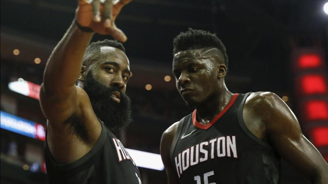 【NBA集锦】厨子变对手！哈登卡皇生涯首度交锋 十大空接带你重回火箭时光