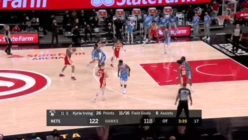 【NBA集锦】聪明的急停出手 特雷杨加时赛打进关键2+1