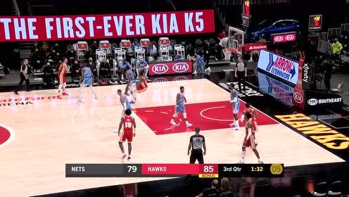 【NBA集锦】杜兰特原地起飞送帽 格林举火烧天暴力劈扣