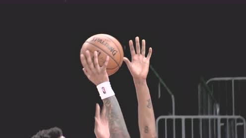 【NBA集锦】关键大帽！杜兰特斜刺里杀出拍苍蝇血帽科林斯