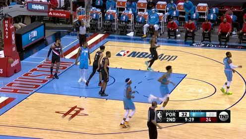 【NBA集锦】真是个小机灵鬼！伍德机警抢断持球快下双臂暴扣虐筐