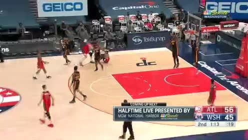 【NBA录像回放 原声】老鹰vs奇才第2节英文原声回放