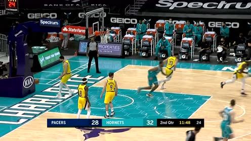 【NBA集锦】布里奇斯连线华盛顿 飞天遁地双手暴扣