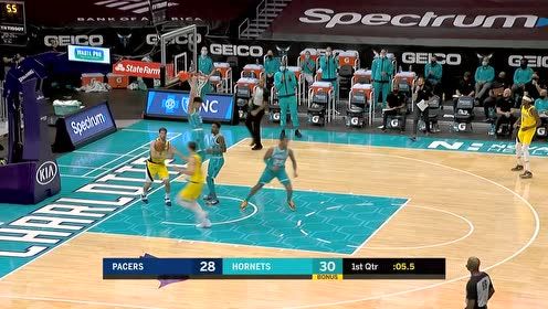 【NBA集锦】扣篮也得心应手 鲍尔一条龙暴扣一骑绝尘