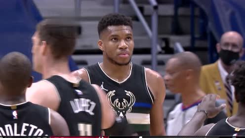 【NBA录像回放 原声】雄鹿vs鹈鹕第2节英文原声回放