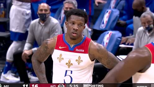 【NBA录像回放 国语】雄鹿vs鹈鹕第1节中文解说回放