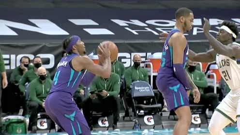 【NBA集锦】根本防不住 格拉汉姆顶着防守飚中三分