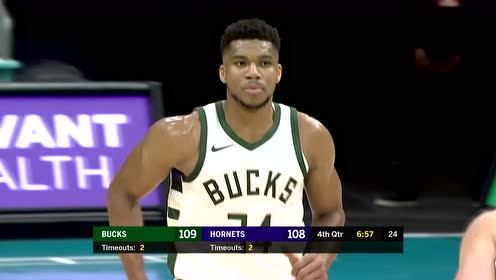 【NBA录像回放 国语】雄鹿vs黄蜂第4节中文解说回放