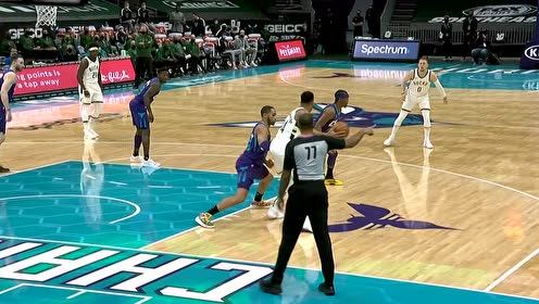 【NBA集锦】一步过掉防守 字母哥直杀内线一步上篮