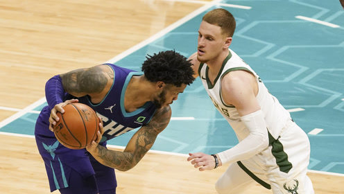 【NBA集锦】雄鹿114-126黄蜂 黄蜂6人上双字母哥独木难支