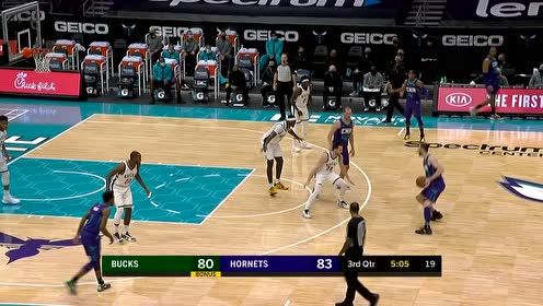 【NBA集锦】抬手三分说有就有 海沃德张弓搭箭三分入网