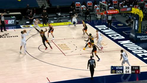 【NBA集锦】爵士117-128掘金 约基奇47+12+5平纪录掘金力克联盟第一