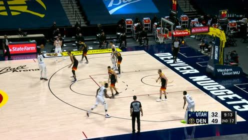 【NBA集锦】真当我这钱白拿？戈贝尔飞身火锅大帽扇懵巴顿