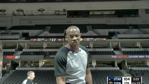 【NBA录像回放 原声】爵士vs掘金第4节英文原声回放