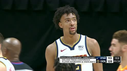 【NBA录像回放 国语】爵士vs掘金第4节中文解说回放