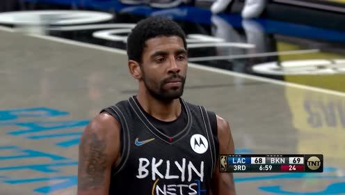 【NBA集锦】已经越过你的身位就别追了 欧文篮下2+1终结手感太好了