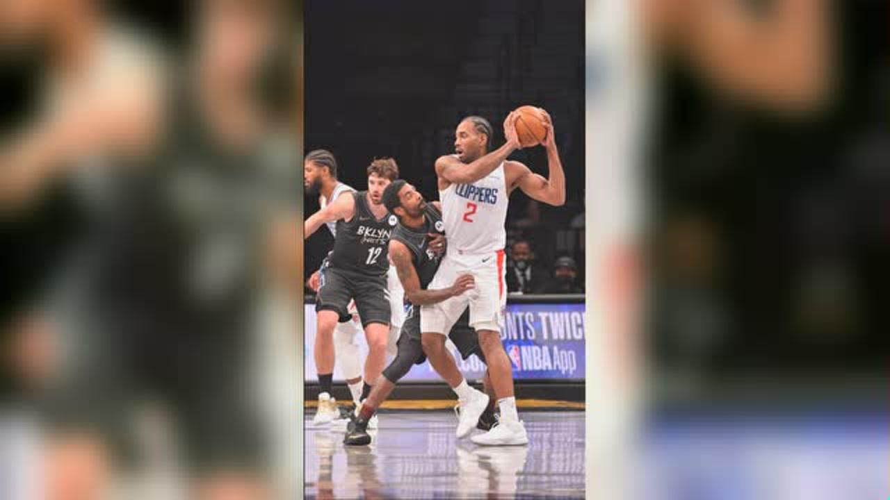 【NBA集锦】快船vs篮网微电影 各种神仙打架！三巨头狂砍90分