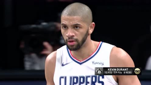 【NBA录像回放 国语】快船vs篮网精华回放 三巨头各展雄风合砍90+25+16